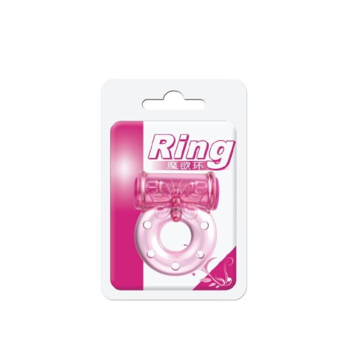 Baile Vibro Ring Pink - виброкольцо, 4.5х1.5 см (розовый)