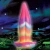 Creature Cocks Unicorn Kiss Glow-in-the-Dark Dildo - фантазийный светящийся в темноте фаллоимитатор язык Единорога,  21.3х5.8 см (радужный)