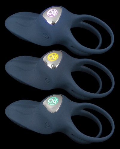 You2Toys Vibrating double двойное эрекционное виброкольцо для пениса и мошонки, 3.2 и 4.2 см