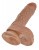 Фаллоимитатор на присоске King Cock 8, 20х5 см (коричневый)