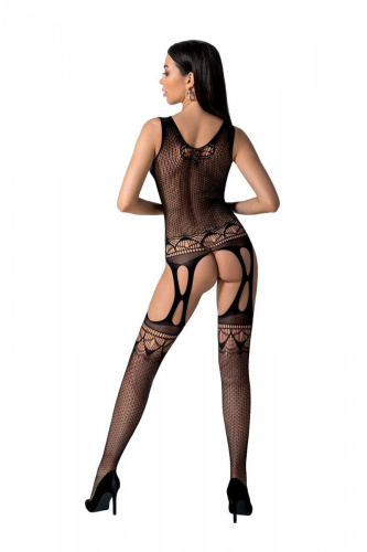 Бодистокинг с плетением на груди Passion BS099, One Size