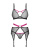 Комплект Obsessive Novenes 3-pcs set, XS/S Комплект Obsessive Novenes 3-pcs set, XS/S