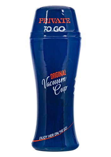 Private Original Vacuum Cup To Go - Вакуумный мастурбатор вагина, 21х7.5 см (телесный)