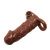 Baile Brave Men Vibro Penis Sleeve Flesh - Насадка на пенис, 15 см (коричневый) Baile Brave Men Vibro Penis Sleeve Flesh - Насадка на пенис, 15 см (коричневый)