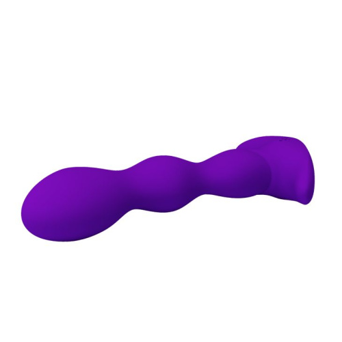 Pretty Love - Yale Anal Plug Purple - Анальный вибростимулятор, 13х3.3 см (фиолетовый)