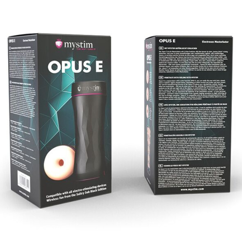 Mystim Opus E Donut - Мастурбатор для електростимулятора, 17х2.5 см - купити в Києві, Україні