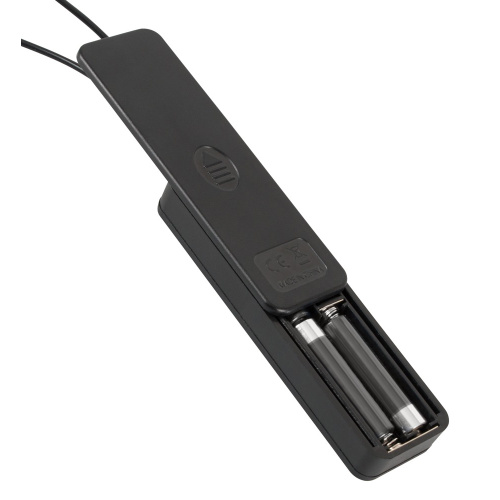Orion Vibration Strap-On Duo - Двойной женский страпон с вибрацией, 14.5х3.3 см (телесный)