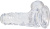 Addiction Crystal Clear Dildo with Balls 6" - Прозрачный фаллоимитатор с присоской, 10.1х3.8 см Addiction Crystal Clear Dildo with Balls 6" - Прозрачный фаллоимитатор с присоской, 10.1х3.8 см