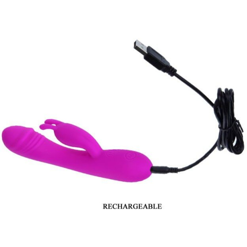 Pretty Love - HUNTER vibrator pink - Вибратор-кролик, 17 см (розовый)