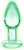 Boss Glow in the dark glass anal plug - Анальная пробка светящаяся в темноте, 9х3.5 см (зеленый) Boss Glow in the dark glass anal plug - Анальная пробка светящаяся в темноте, 9х3.5 см (зеленый)