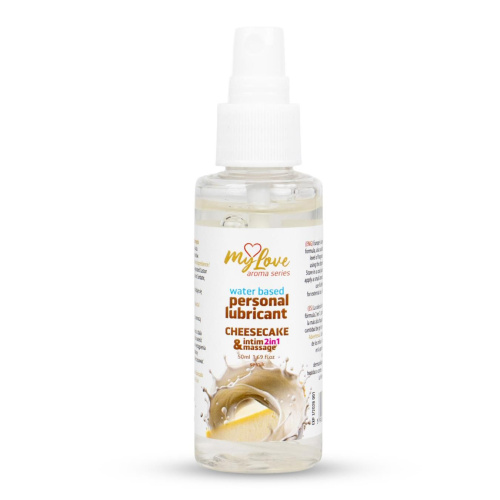 2в1 лубрикант и массажный гель - MyLove Aroma Series Intim&Massage Cheesecake, 50 мл
