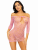 Leg Avenue-Heart net mini dress Pink - Сетчатое платье, OS (розовый)