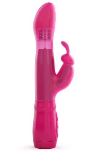 Dorcel Furious Rabbit - вибратор кролик с вращением и толчковыми движениями, 11х3.6 см