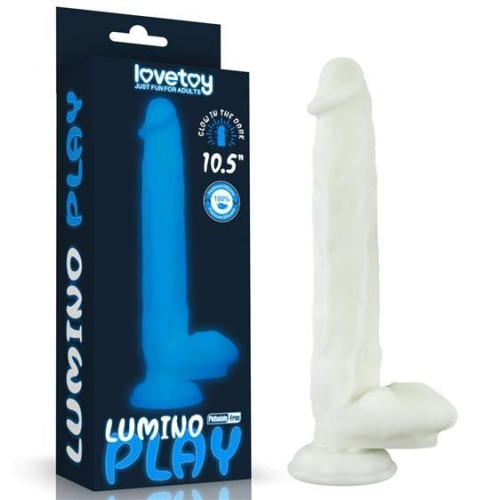 Фалоімітатор, що світиться у темряві Lumino Play Dildo 10.5