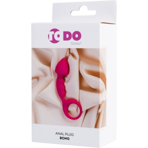 ToDo by Toyfa Bong - Анальная пробка, 12.5х3 см (розовый)