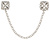 Зажимы для сосков Bad Kitty Nipple Jewellery