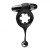 Rock Rings The Wrecking Ball Black - виброкольцо с шариком, 12х2.8 см (черный)