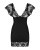 Сексуальный комплект Obsessive Imperia chemise (S/M), черный