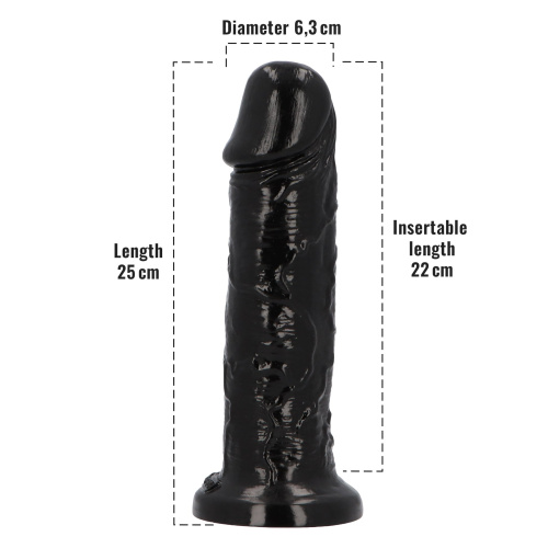 Фаллоимитатор с ароматом лакрицы - Toyz4lovers Delicious Dildo Liquorice, 25 см