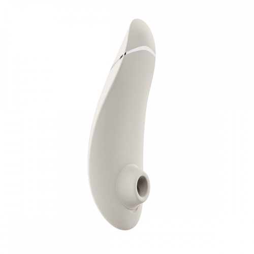 Womanizer Premium 2 + Лубрикант 50 мл – Инновационный клиторальный вакуумный стимулятор, 15.5х3.5 см (серый)
