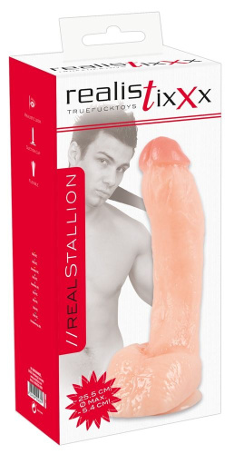 Orion Realistixxx Real Stallion - Релистичный фаллоимитатор на присоске, 19 см (телесный)