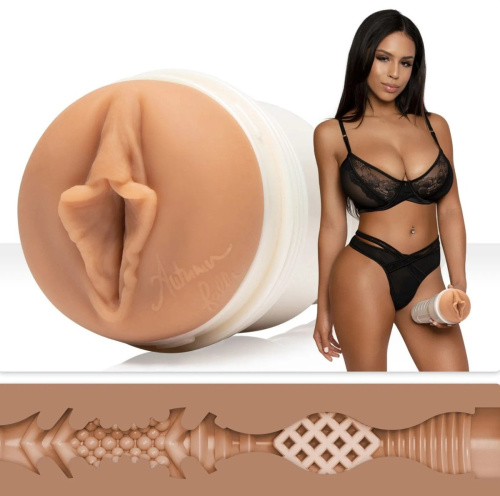 Fleshlight Girls: Autumn Falls - Cream, мастурбатор зі зліпком вагіни, 24х7 см - купити в Києві, Україні