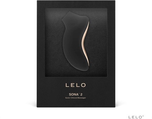 Lelo Sona 2 - Звуковой стимулятор клитора, 10х5.6 см (чёрный)