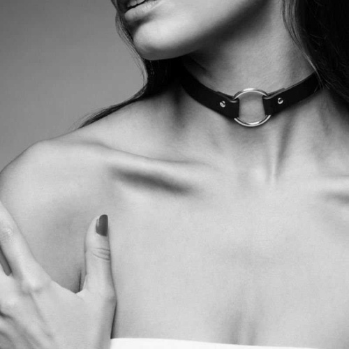 Bijoux Indiscrets MAZE Single Choker - чокер, (чорний) - купити в Києві, Україні