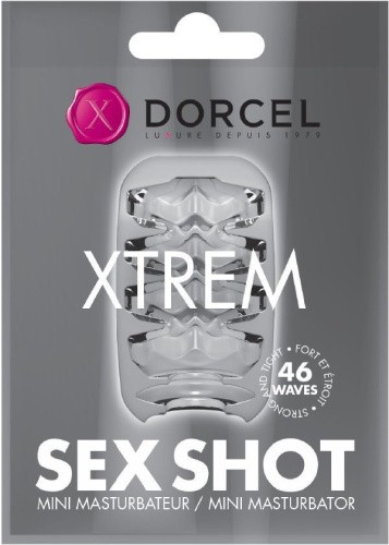 Dorcel Sex Shot Xtrem Покет - мастурбатор для экстремально интенсивной стимуляции, 8х5 см