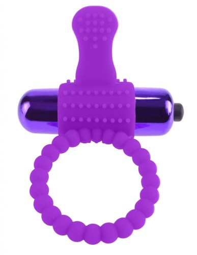 Pipedream Fantasy C Ring Vibro Super Ring - виброкольцо, 6х3.2 см (фиолетовый)