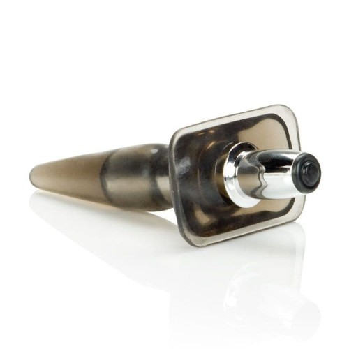 CalExotic High Intensity Probe - Анальная пробка с вибрацией, 9,5х2,5 см (серый)