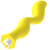 G-SPOT GAVYN - Вибратор для зоны G, 17 см (желтый) G-SPOT GAVYN - Вибратор для зоны G, 17 см (желтый)
