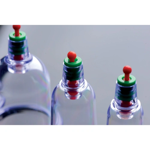 Sukshen 6 Piece Cupping Set with Acu-Points -Набор для вакуумного массажа, 6 шт (прозрачный)