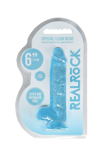 Реалистичный фаллоимитатор на присоске Realrock Dildo 6" , 17 см