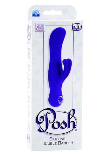 California Exotic Novelties Posh Double Dancer - вибратор с двойным клиторальным удовольствием,10х4 см (фиолетовый)