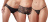 Cotelli Collection Panty Set - Набор трусиков, М (чёрный)