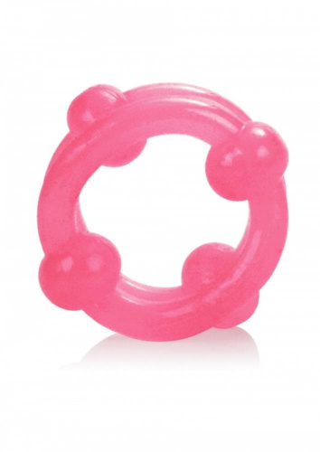 Эрекционные кольца Island Rings Double Stacker (розовый)