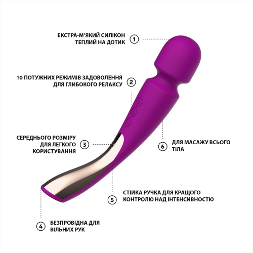 Вібратор мікрофон LELO Smart Wand 2 Medium - купити в Києві, Україні