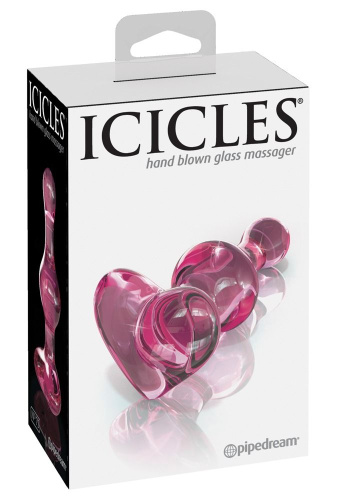 Orion ICICLES NO 75 - Анальная пробка, 9,6х3,3 см (розовый)