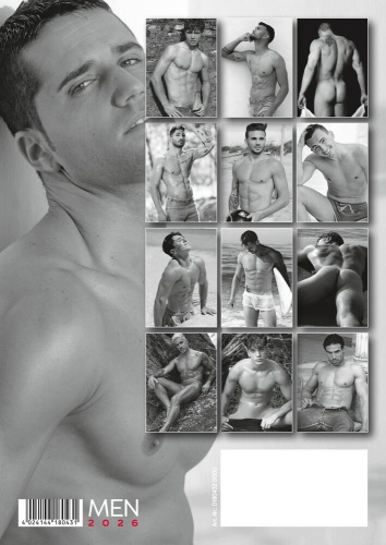 Эротический календарь - Pin-up Calendar Men 2026
