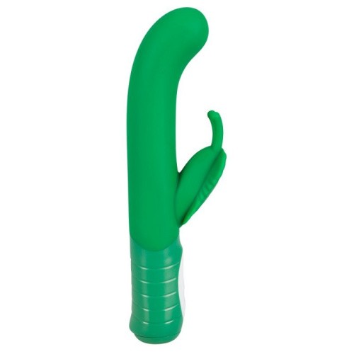 Champion Butterfly Vibrator Green - вибратор кролик с 7 режимами, 23х3 см