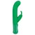 Champion Butterfly Vibrator Green - вибратор кролик с 7 режимами, 23х3 см