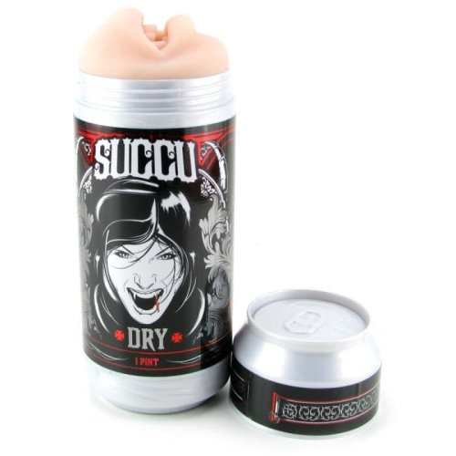 Flashlight Succu Dry - Мастурбатор рот вампира с клыками, 19,5х7 см