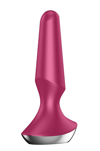 Satisfyer Plug-ilicious 2 - Анальная смарт-пробка, 14х3 см, (малиновая)