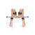 Fetish Tentation Submission bar with 4 cuffs - Фиксатор для рук и ног Fetish Tentation Submission bar with 4 cuffs - Фиксатор для рук и ног