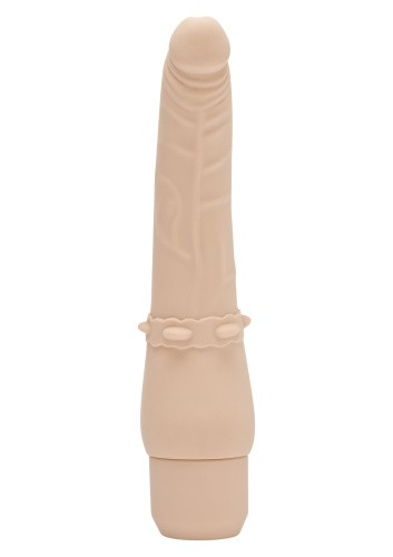 Get Real Classic Smooth Vibrator - Класичесский силиконовый вибратор, 20,5 см (телесный)