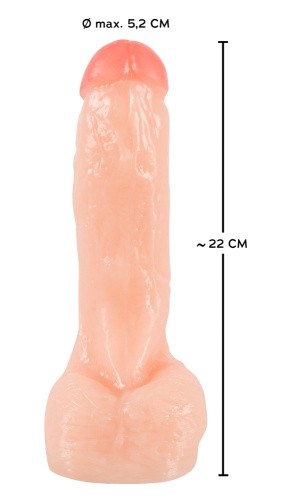 Realistixxx Real Playboy - Фаллоимитатор,22 см (телесный)