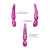 Стимулятор клитора Love To Love Pleaser Iridescent Berry