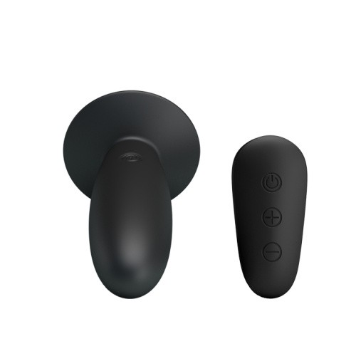 LyBaile Mr Play Super-Smooth Vibrating Butt Plug анальная вибропробка с дистанционным управлением, 11х3.3 см