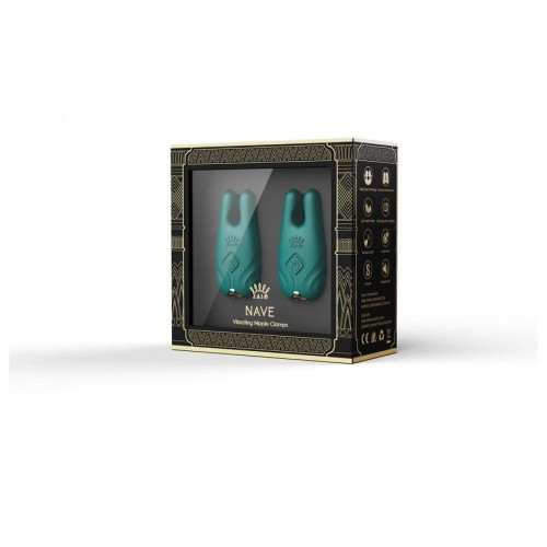 Вибратор для груди Zalo Nave Turquoise Green